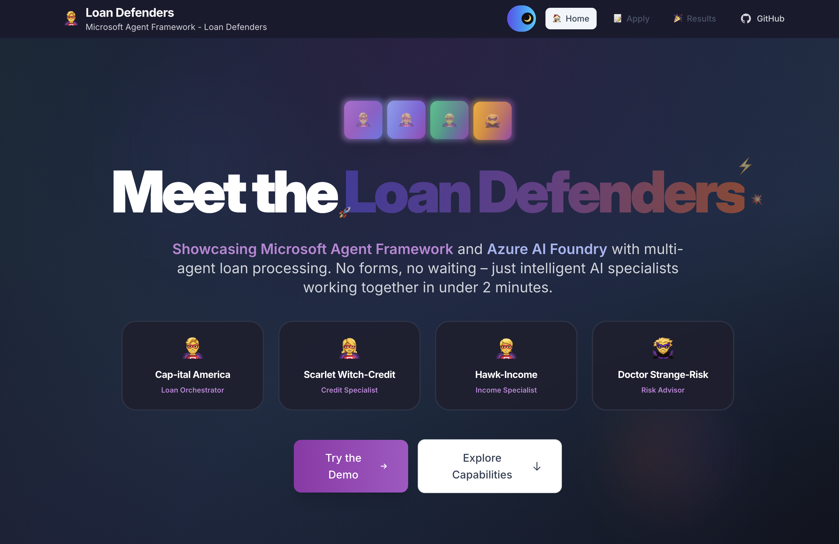 Loan Defenders Landing Page