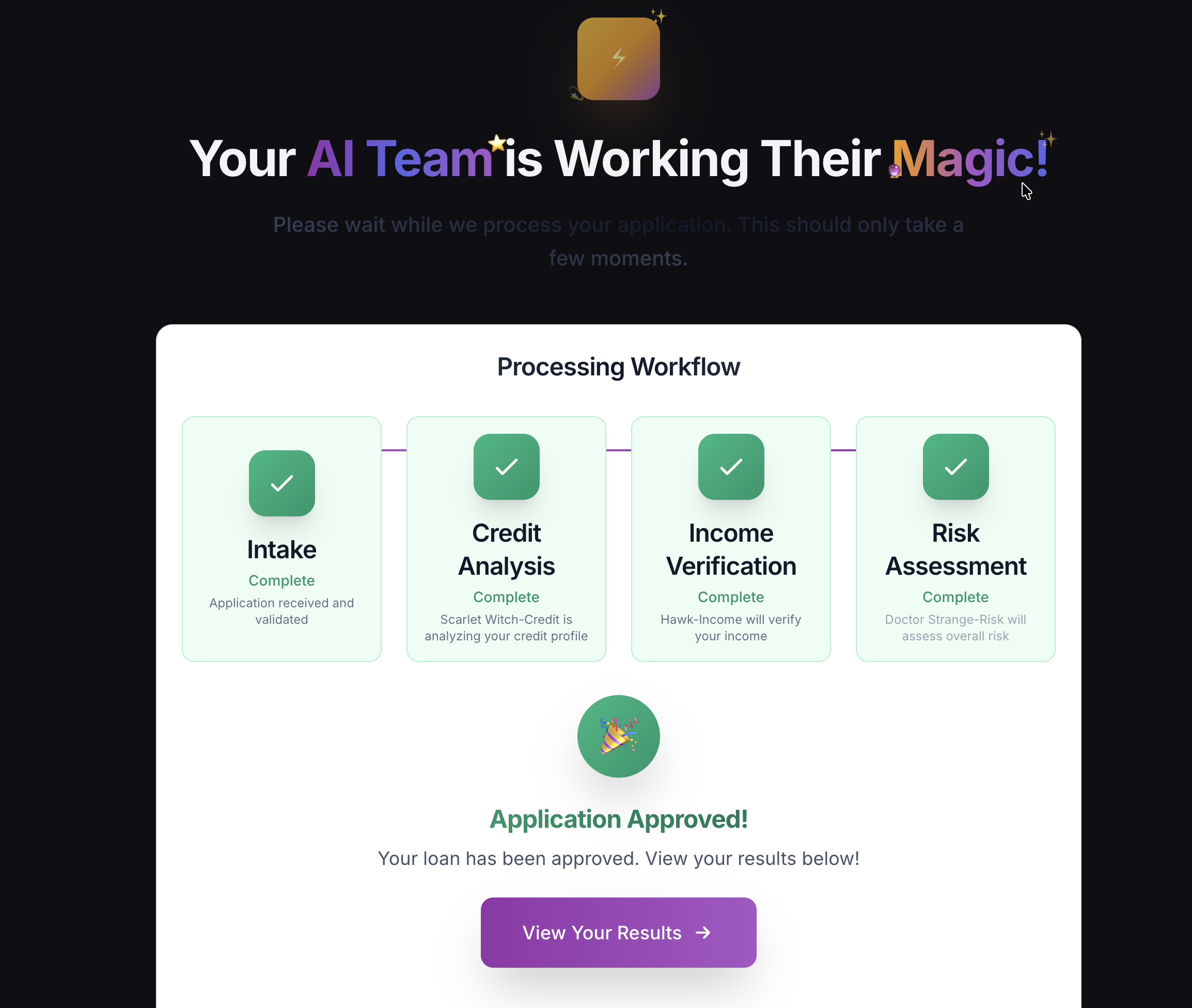 Agent Workflow in Action